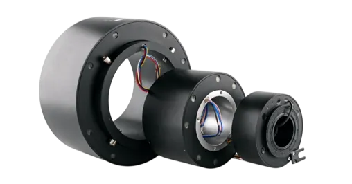 Токосъемник с центральным отверстием